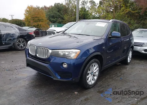2017 BMW X3 xDrive28I из США, поврежденный, VIN 5UXWX9C31H0W75544